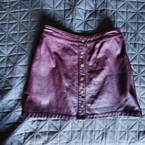 Forever 21 faux leather skirt